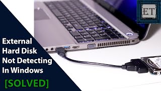 How To Fix External Hard Disk Not Detecting In Windows No Drive Letter [upl. by Reinwald]