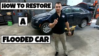 HOW TO RESTORE A FLOODED CAR [upl. by Eseret386]