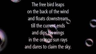 Caged Bird by Maya Angelou [upl. by Lewis913]