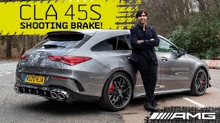 Mr AMG on the CLA 45S Shooting Brake AMGs best 45 Full Review [upl. by Nore]