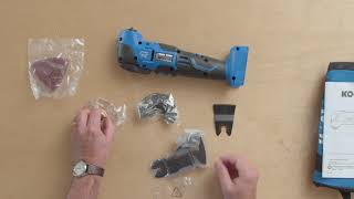 Kobalt Tools 24V Oscillating MultiTool Unboxing [upl. by Ahidam]