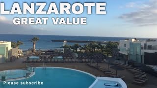 HD BEACH RESORT IN COSTA TEGUISE LANZAROTE SPAIN  ON THE BEACH [upl. by Derfnam]