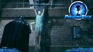 Batman Arkham Knight  The Perfect Crime Side Mission Walkthrough Mutilated Bodies Locations [upl. by Enitsirhc]