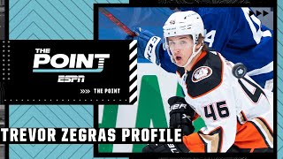 Trevor Zegras on changing the game of hockey  The Point [upl. by Ehtnax650]