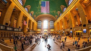 Walking Tour of Grand Central Terminal — New York City 【4K】🇺🇸 [upl. by Rovit]