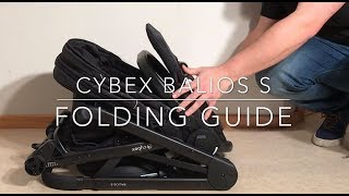 How to Fold  Unfold the Cybex Balios S [upl. by Alberto]