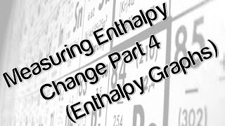 Measuring enthalpy change part 4 enthalpy graphs [upl. by Skipper]