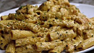 Creamy Pesto Chicken Pasta Recipe [upl. by Enilra]