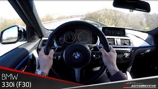 BMW 330i F30 POV Test Drive  Acceleration 0  200 kmh [upl. by Zeidman80]