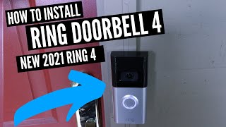 How To Install Ring Doorbell 4 [upl. by Roobbie]