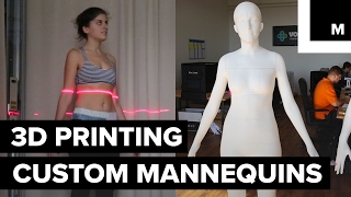 3D printed lifelike mannequins [upl. by Bigelow]