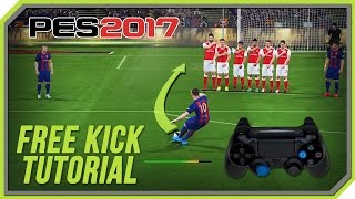 PES 2017 Free Kick Tutorial PS3 PS4 [upl. by Tiphanie]