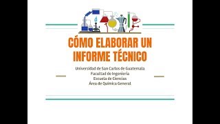 Cómo Elaborar un Informe Técnico – Tutorial [upl. by Chong]