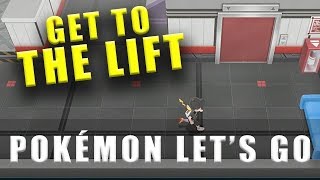 Pokemon Lets Go how to get to the lift in Team Rockets hideout [upl. by Delwyn165]