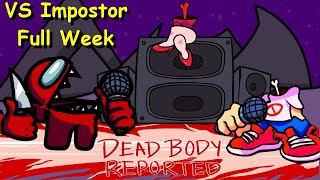 VS Impostor Full Week  Friday Night Funkin Mod [upl. by Lledyl596]