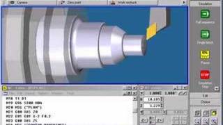 CNC programming and simulation turning [upl. by Margetts]