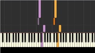 Bach Toccata and Fugue in D minor Intro only piano tutorial with free sheet music [upl. by Affra977]