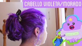 ✺ Cabello violeta morado Tutorial con decoloración Otowil Violeta [upl. by Leesen298]