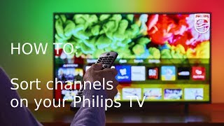 How to sort channels on your Philips TV [upl. by Sinnylg]