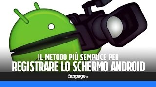 Come registrare lo schermo del cellulare Android [upl. by Esenej]