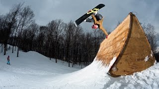 Park Sessions Carinthia Mount Snow Vermont  TransWorld SNOWboarding [upl. by Ahsineg307]