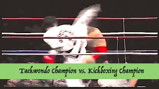 Taekwondo ITF Champion vs Kickboxing Champion  Lawrence Kenshin [upl. by Mulac448]