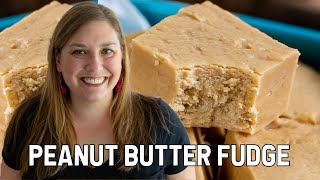 Peanut Butter Fudge  only 4 Ingredients [upl. by Wyon]