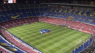 FC Barcelona Football Stadium Tour [upl. by Leuqram604]