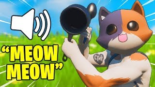 I Pretended to be MEOWSCLES in Fortnite [upl. by Kenimod614]