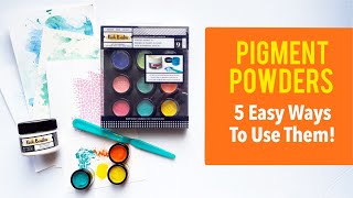 5 Easy Ways To Use Pigment Powders [upl. by Ynattirb]