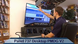 Panel 737 Desktop PMDG plug and play V2  Part 3 flight [upl. by Ashti641]