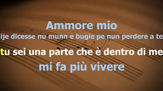 Ammore mio Franco Calone Karaoke By VuErre Music [upl. by Asert666]