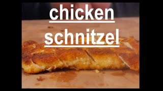 Ultimate crispy Chicken schnitzel [upl. by Fredie]