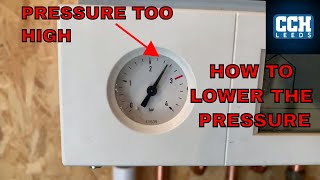 Combi Boiler Too Much Pressure  How to reduce the water pressure  Central Heating [upl. by Yeliac]