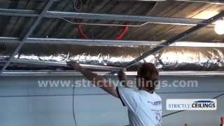 How To Install A Drop Ceiling Basic Overview [upl. by Heinrich]