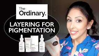 The Ordinary Layering for Hyperpigmentation DOCTOR V Skin of colour [upl. by Ensoll]