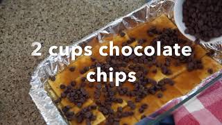 Saltine Cracker Toffee Candy Recipe [upl. by Rehpotsrhc]