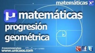 Progresion geometrica SECUNDARIA 3ºESO sucesion [upl. by Adhern]