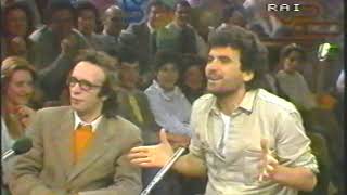 Massimo Troisi Roberto Benigni e Gianni Minà  BLITZ RAI 1984 [upl. by Edelman473]