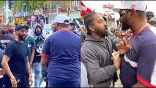 Blacc Sam Kicks West BLVD Crip Out Nipsey Hussles Marathon Burger [upl. by Valry279]