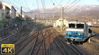 4K Lyon PartDieu  Genève Cornavin en BB22200 🇫🇷 🇨🇭 [upl. by Murial30]