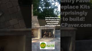 DIY Outdoor Fireplace Kits by Lowcountry Paver [upl. by Noedig274]