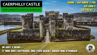 Caerphilly Castle  The Largest in Wales 2nd in Britain [upl. by Lessard]