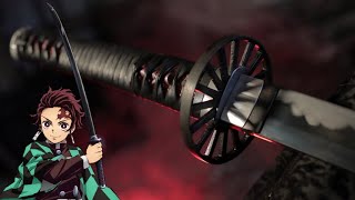 Making Tanjiros Katana from Demon Slayer [upl. by Lleunamme478]