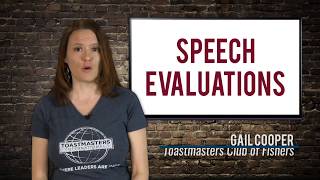 Toastmasters Speech Evaluations Tips [upl. by Shore]