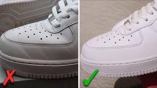 How To Get Creases Out Of Air Force 1s BEST WAY [upl. by Melena]