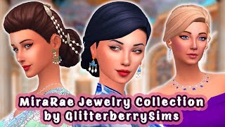 MIRARAE JEWELRY COLLECTION BY GLITTERBERRYSIMS  Sims 4 CC Showcase [upl. by Adley508]