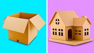 25 INCREDIBLE CARDBOARD CRAFTS TO MAKE AT HOME  Recycling Projects by 5Minute Decor [upl. by Corly]