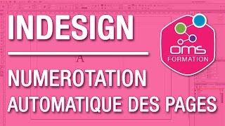 INDESIGN  Numérotation des pages [upl. by Nesto]