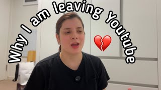 Why I am leaving Youtube💔 [upl. by Nasas825]